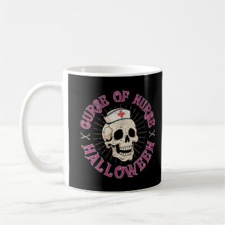 Fluch des neurse Halloween Spooky Nurse Skull Kaffeetasse