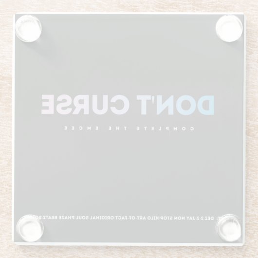 Fluch keine Untersetzer (Rückseite)