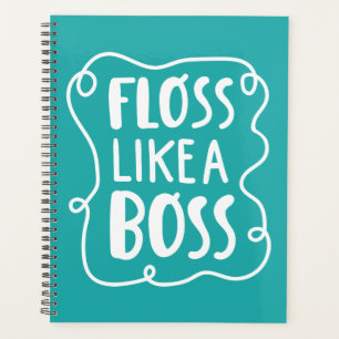Fluch wie ein Boss Zahnphrase Planer