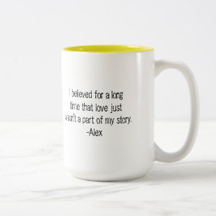 Fluch Zweifarbige Tasse