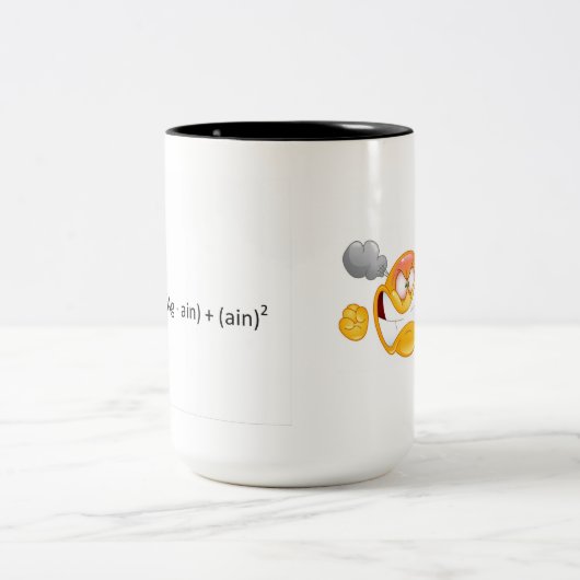 Flüche! Vereitelt wieder Zweifarbige Tasse (Mittel)