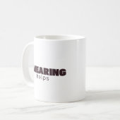 Fluchen hilft Klassischer Becher – Lustiger sarkas Kaffeetasse (Vorderseite Links)