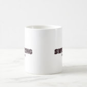 Fluchen hilft Klassischer Becher – Lustiger sarkas Kaffeetasse (Mittel)