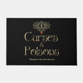 Fluchen und Gifte Fußmatte (Vorderseite)