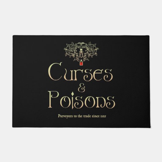 Fluchen und Gifte Fußmatte (Vorderseite)