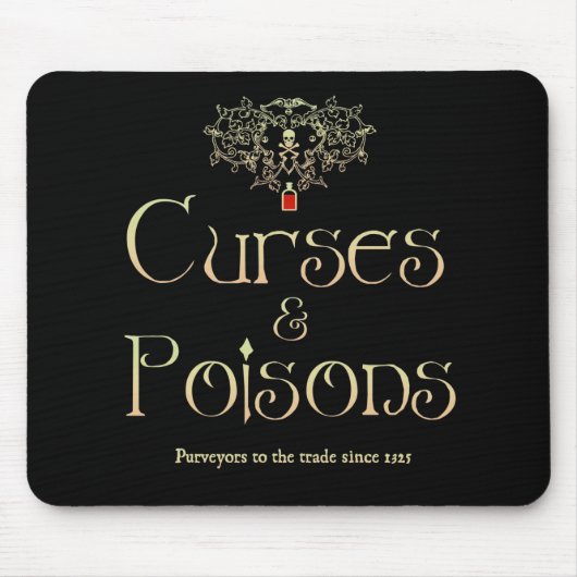 Fluchen und Gifte Mousepad (Vorne)