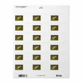 Flucht Adressaufkleber (Vorne)