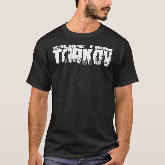 Flucht aus dem essenziellen T - Shirt von Tarkov (Vorderseite)