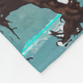 Flucht aus dem Feuer - Motorradfahrer Fleecedecke (Ecke)