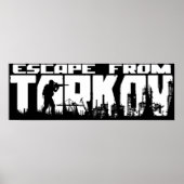 Flucht aus dem Tarkov-Logo Poster (Vorne)