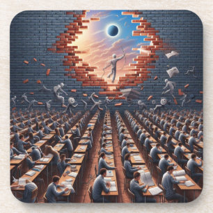 Flucht aus der Matrix: Surreal Exam Room Getränkeuntersetzer