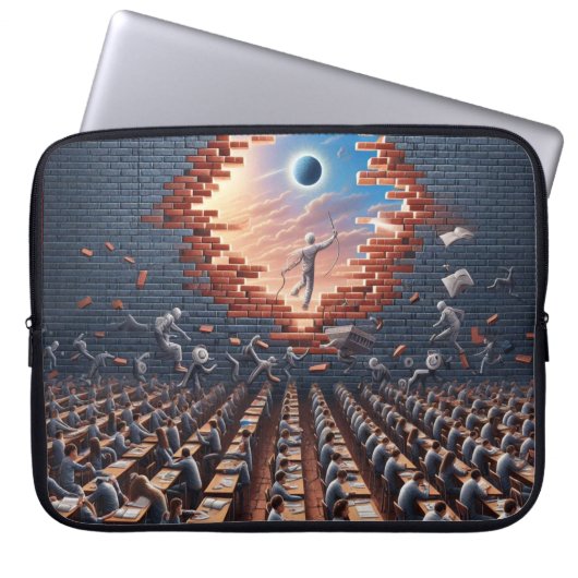 Flucht aus der Matrix: Surreal Exam Room Laptopschutzhülle (Vorderseite)