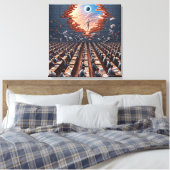 Flucht aus der Matrix: Surreal Exam Room Leinwanddruck (Insitu (Schlafzimmer))