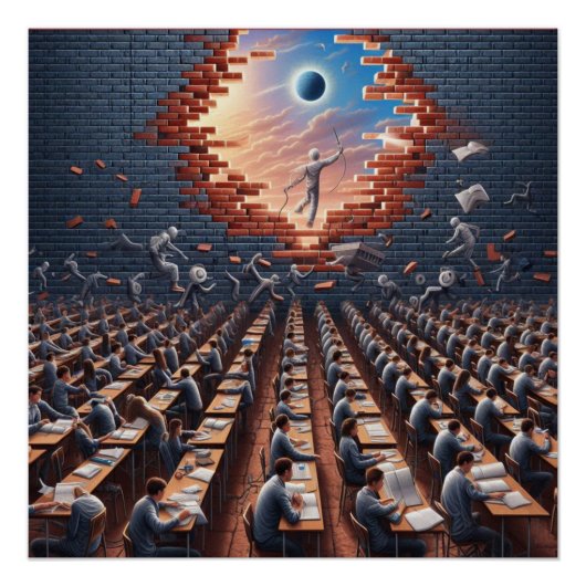 Flucht aus der Matrix: Surreal Exam Room Poster (Vorderseite)