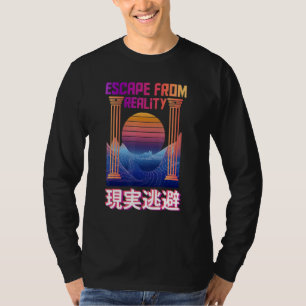 Flucht aus der Realität Vaporwave-Bekleidung T-Shirt