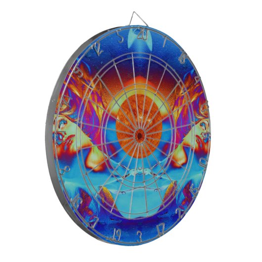 Flucht aus der Sonne Dartscheibe (Vorderseite Links)