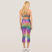 Flucht aus Kerzen: Capri Leggings (Rückseite)