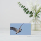 Flucht der Kurzen Eule Visitenkarte (Stehend Vorderseite)