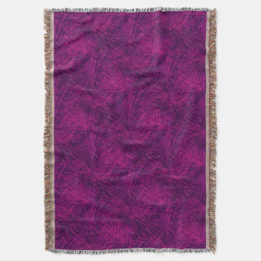 Flucht des lila Papagei-abstrakten Musters Decke (Vorderseite Vertikal)