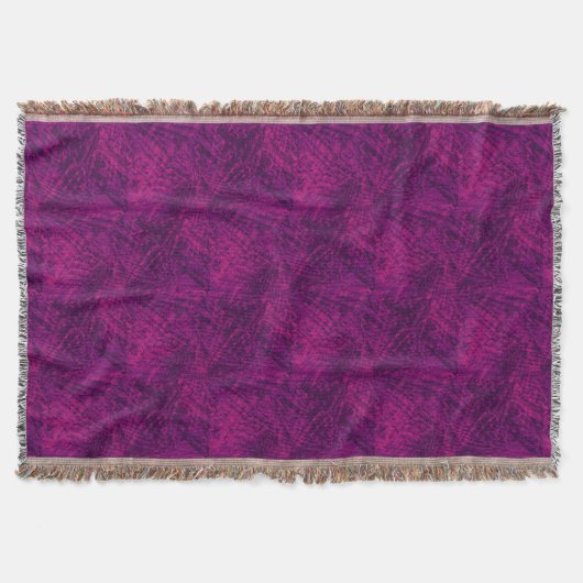 Flucht des lila Papagei-abstrakten Musters Decke (Vorderseite)