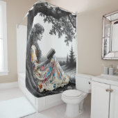 Flucht Duschvorhang (Beispiel)