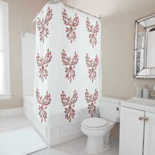 Flucht eines Phoenix Duschvorhang