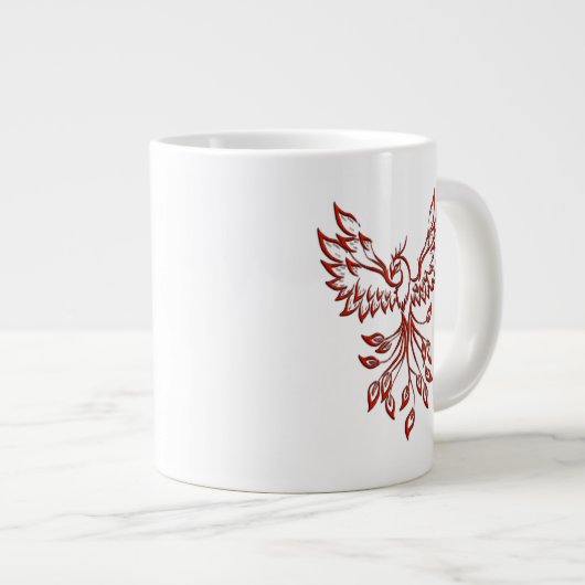 Flucht eines Phoenix Jumbo-Tasse (Vorderseite Rechts)