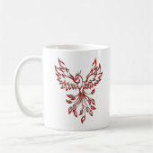 Flucht eines Phoenix Kaffeetasse (Links)
