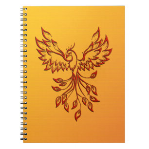 Flucht eines Phoenix Notizblock