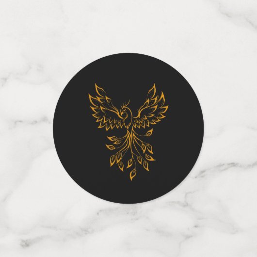 Flucht eines Phoenix-Personalisiert Konfetti (Klein Vorderseite)