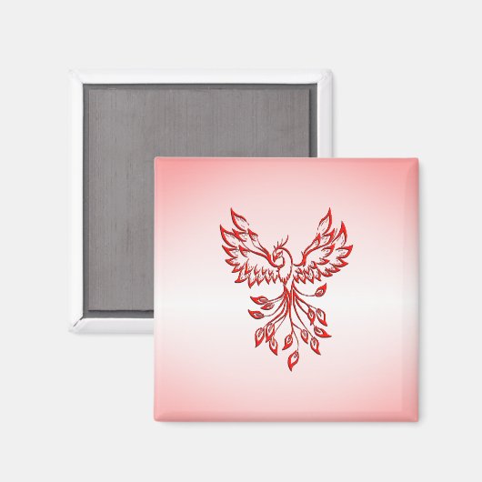 Flucht eines Phoenix Red Magnet (Vorderseite/Rückseite)