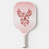 Flucht eines Phoenix Red Pickleball Schläger (Rückseite)