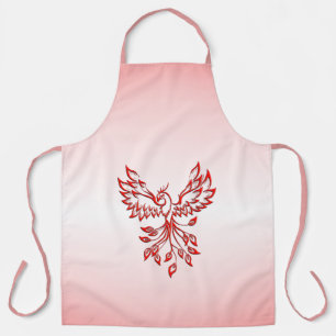 Flucht eines Phoenix Red Schürze