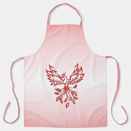 Flucht eines Phoenix Red Schürze (Vorderseite)