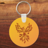 Flucht eines Phoenix Schlüsselanhänger (Vorderseite)