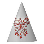 Flucht eines Phoenixsilbers Partyhütchen (Vorderseite)
