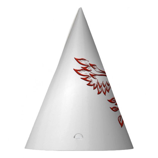 Flucht eines Phoenixsilbers Partyhütchen (Links)