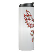 Flucht eines Phoenixsilbers Thermosbecher (Nach links gedreht)