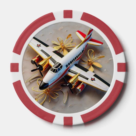 "Flucht Extravaganter" Pokerchips (Vorderseite)