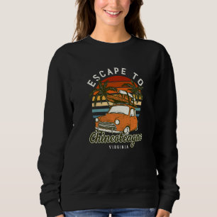 Flucht in Chincoteague Beach Virginia Ocean Va Sum Sweatshirt