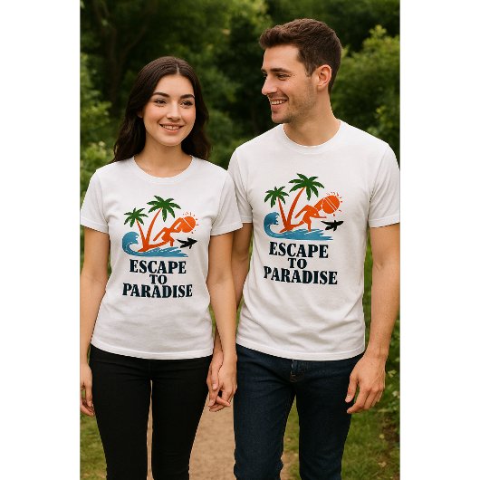 Flucht in den Paradies-T - Shirt | Freefit Tropica
