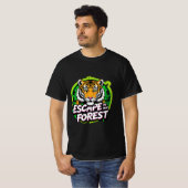 Flucht in den Wald Tiger T-Shirt (Vorne ganz)