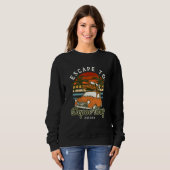 Flucht in Depopoe Bay Beach Oregon Oregon Ozean od Sweatshirt (Vorne ganz)