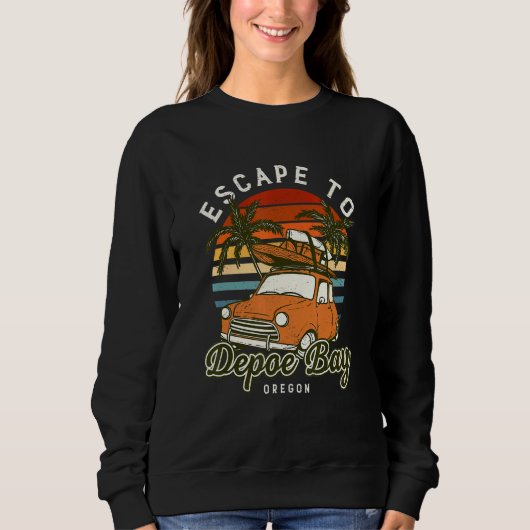 Flucht in Depopoe Bay Beach Oregon Oregon Ozean od Sweatshirt (Vorderseite)