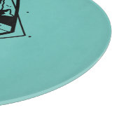 Flucht in die Bergstation Aquamarin Schneidebrett (Ecke)