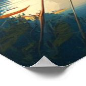 Flucht in die Natur | Rowboat Poster (Ecke)