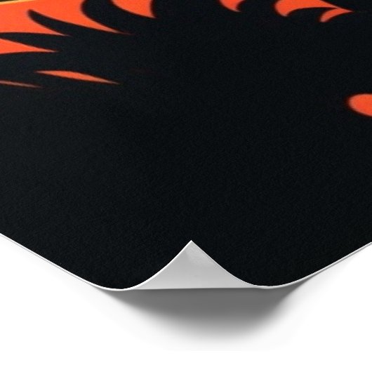 Flucht in Fidschi's Coral Reef Beach Cabanas Poster (Ecke)