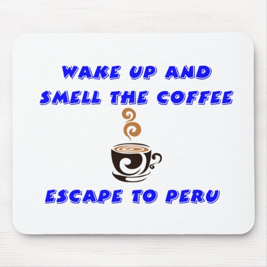 Flucht in Peru-Maus-Pad Mousepad (Vorne)