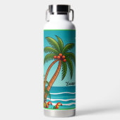 "Flucht in Ruhe" Trinkflasche (Vorderseite)