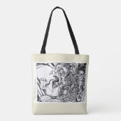 Flucht in Schrecken aus einem leeren Raum... Tasche (Rückseite)